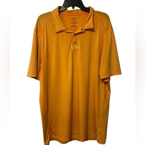 Men’s Orange Oakley Hydrolix Polo